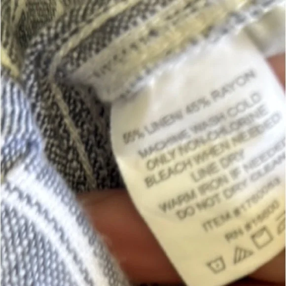 Striped Linen Pants - Picture 7 of 7